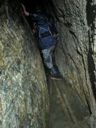 Spéléo dans les mines