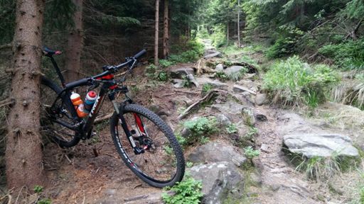 Zjazd/zejście ze Skalnika