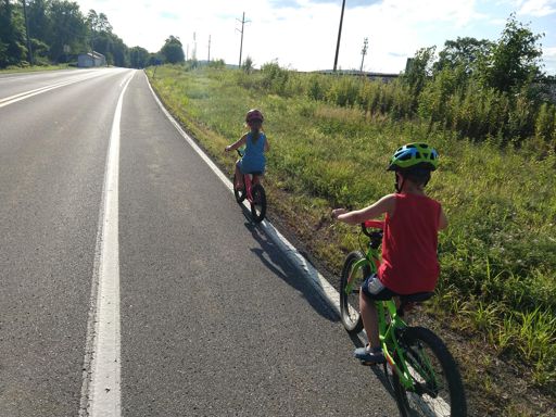 getting ready to join the peloton...