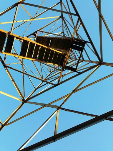 The missing landings were disconcerting especially on the way back down.