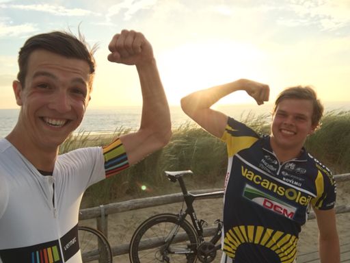 Echte wielrennersarmen