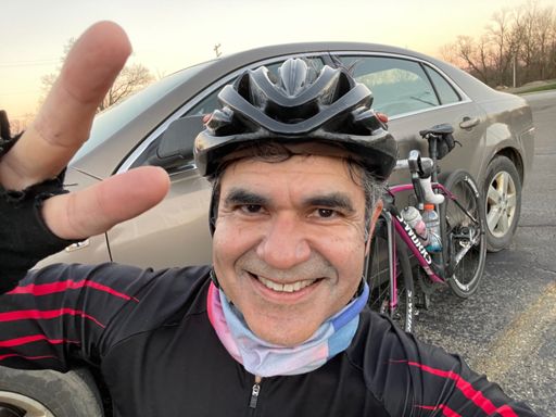 Selfie 🤳 with Ted’s ride