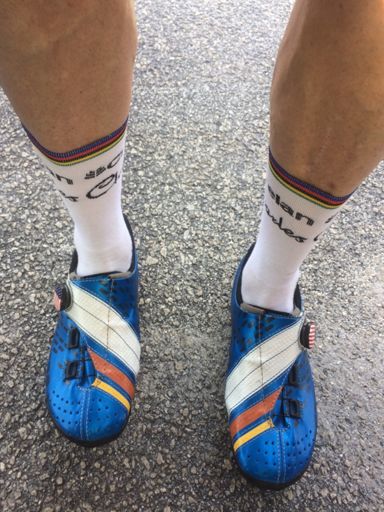 It may be uncool, but the socks are way 😎