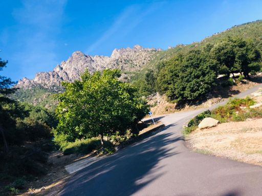 Sur la route de Popolasca