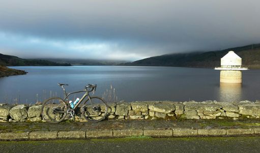 Tryweryn, sun breaking through the cloads