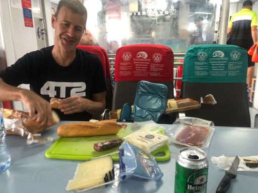 This man is always prepared!