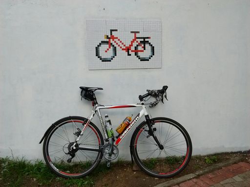 Olsztyński rowerowy street art