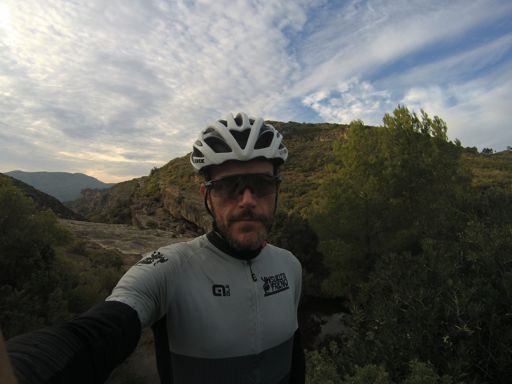 Mi "careto" estropeando un buen paisaje...