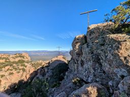 Rocher de Roquebrune avec mon neveu
