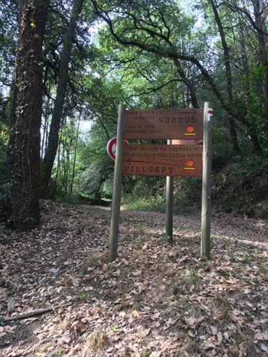 Variante vers la montagne noire à partir de Verdun Lauragais