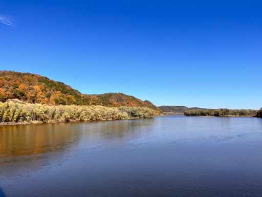 Wisconsin River from Boscobel bridge