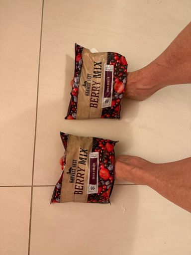 Coldpacks from frozen fruits