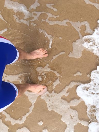 Quick swim to cool down