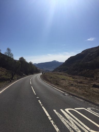 Descent into glenogle - stunning