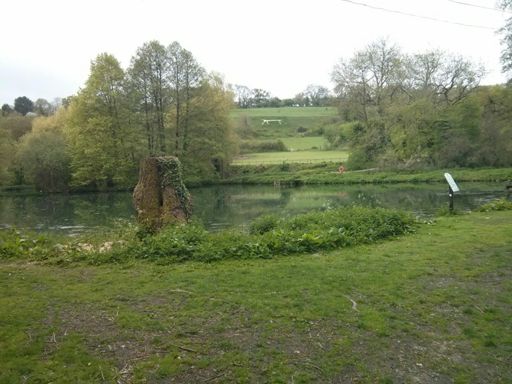 Little chalk horse at the start