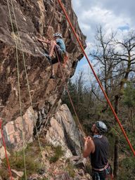 Grimpe au Petit Rocher de Saint Amé