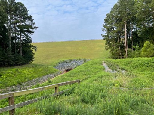 The Lake Monticello dam, yep, I biked up it.