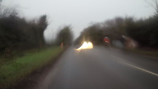 Gloomy weather!!! 2 bikes and a car!
