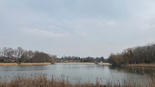 Ruhig ist es am Orankesee an diesem Montagvormittag um 11.15 Uhr. ☁️🌞💨