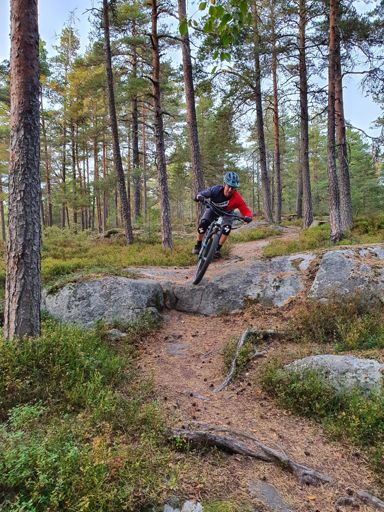 Stian nedover Pinnåsen