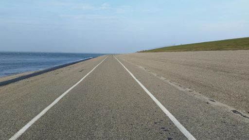 Found a really nice road over the dunes. No sand, just plain road. #roadbiking #roadporn