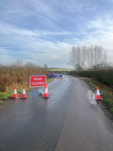 They closed one whole mile of road for THIS?