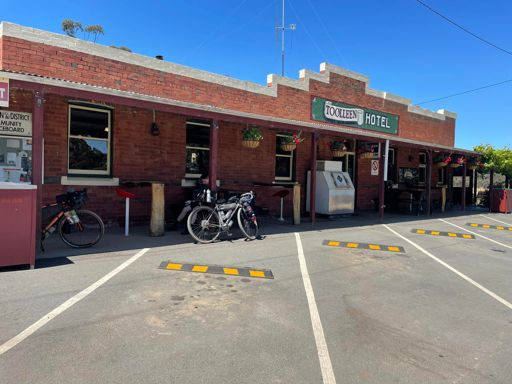 Friendly locals, but not friendly enough to open the pub early for us :)