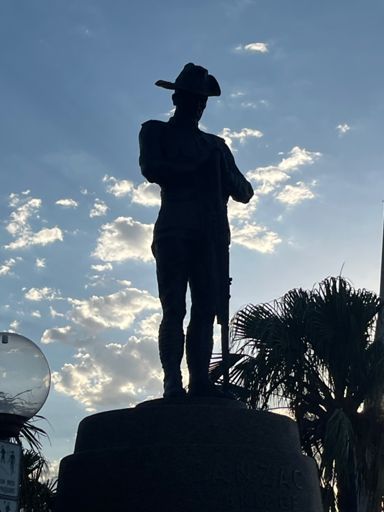 ANZAC bridge silhouetted against the rising sun.