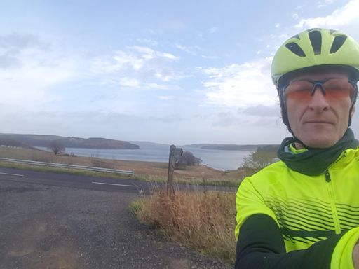 Glimpse of blue sky ,smile boy !