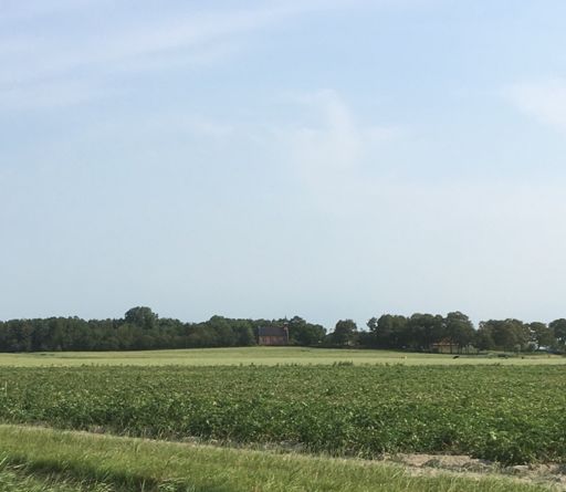 Rottum kerkje bovenop de wierde