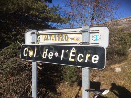 On ne s'est pas arrêté ! Cette photo date ! Donc pas de neige ! Désolé ! :-(