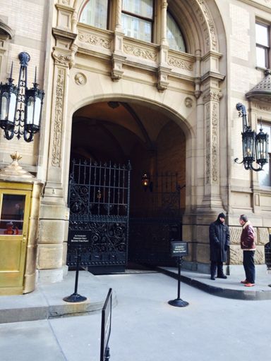 Dakota Building entrance- where John Lennon was shot by Chapman.