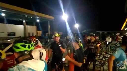 Amigos do pedal Varella e Panda