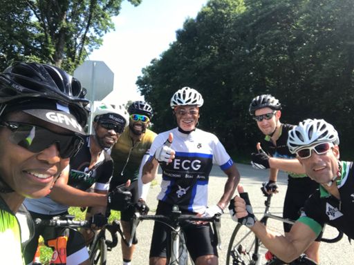 Met two others on the climb