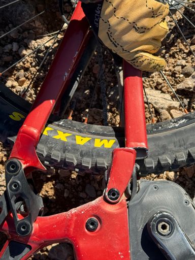 Glen's Bike - Broken Chainstay
