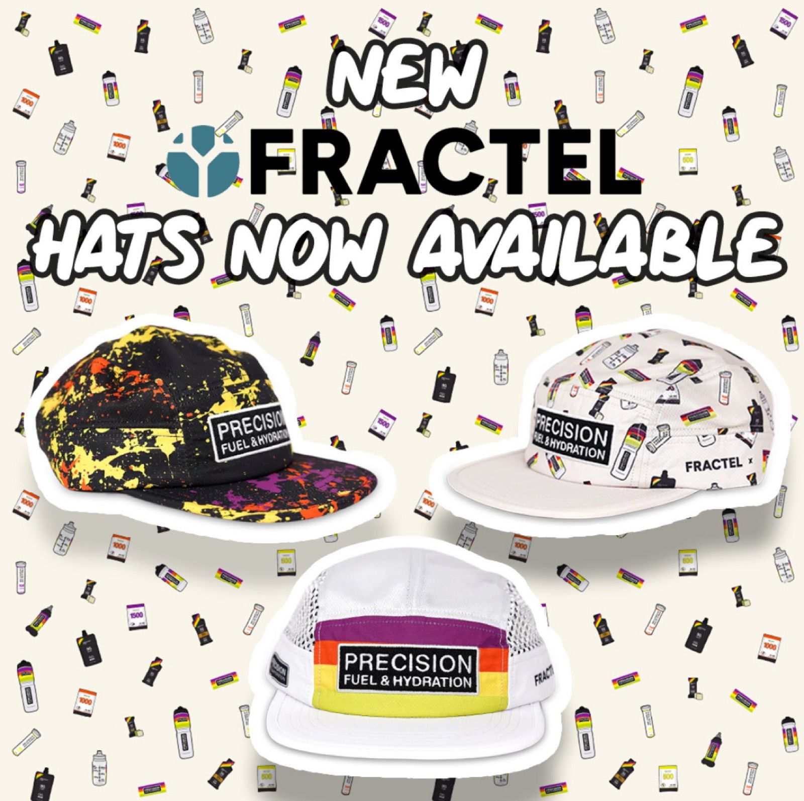 🚨 New products alert! 🚨

The PF&H squad has been rocking some fresh @fractelrunning hats recently, and we've loved 'em so much we thought we'd share them with you too 🤩

Now live on all stores, we don't expect these to last long - so send this post to a mate and pick one up while you still can 🏃💨