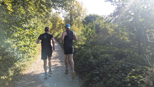 They were chatting all the way while I struggled at the back