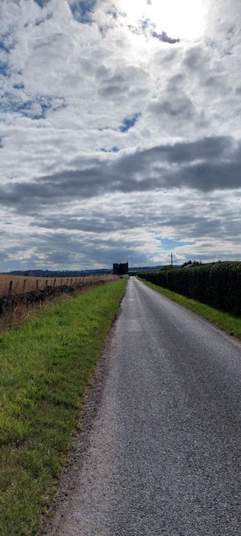 Eden Castle, possibly from 1542 with repairs in 1676-77.  Canmore entry has more photos including aerial. https://canmore.org.uk/site/18380/eden-castle