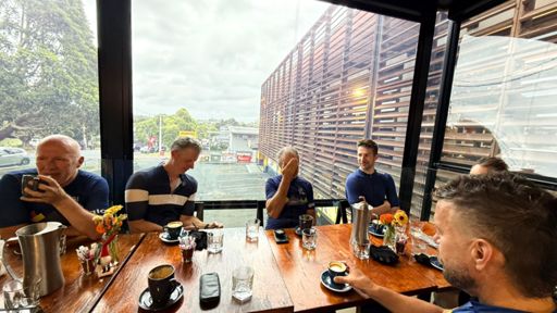 Mark realising he's got a Cum, not KOM.