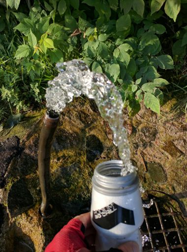Spring water!