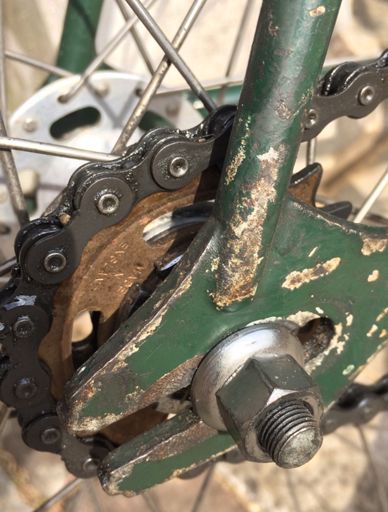 New sprocket is awesome. Some people have really nice bikes ha ha