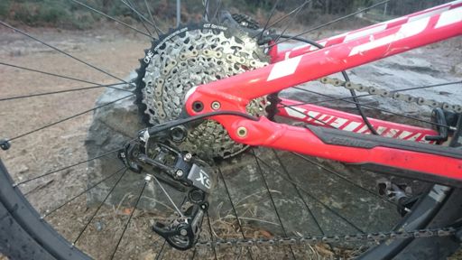 Added OneUp 42T cog and replaced 15T and 17T with 16T. Way cheaper than 1x11 set-up.