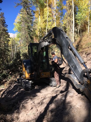 Charlie has been part of building some amazing bike trails! Loved riding the new trails 💕😎🚴🏻‍♀️
