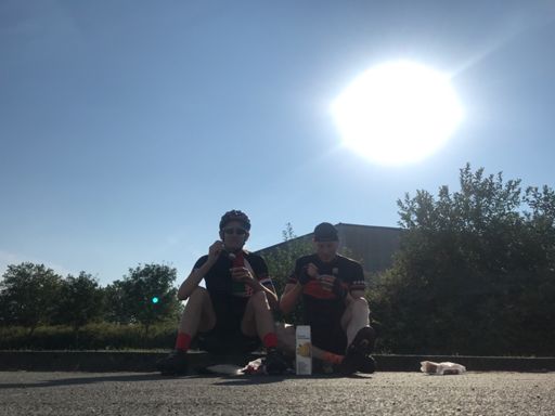 Ontbijt en mijn eerste selftimer foto