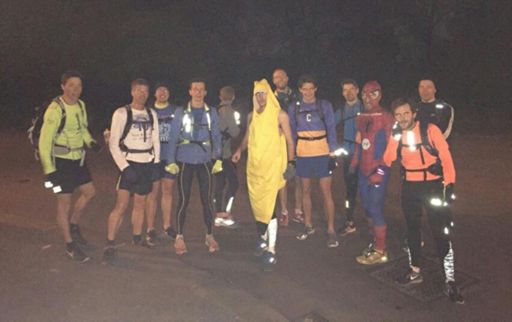 Great turnout for Lawro, many a lap has been run around these paths at Battersea park