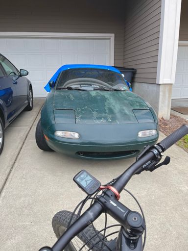 Himbs is wearing a shower cap 🚿 