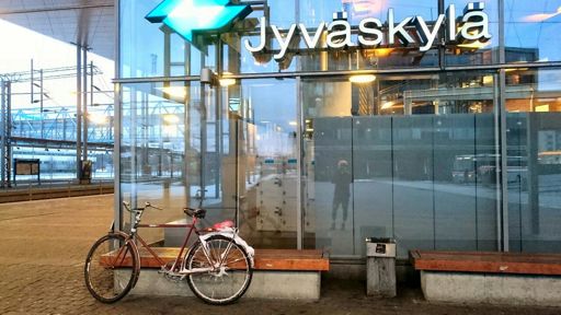 Finally in Jyväskylä! 09:43am