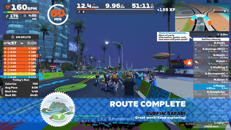 Zwift - Surfin' Safari in Watopia - 12km