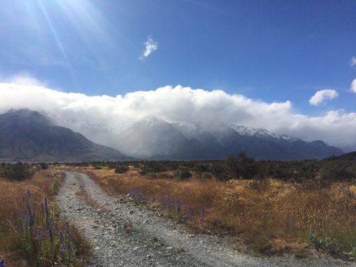 The Misty Mountains. I keep looking at the landscapes around here and expecting a full-on LOTR battle to erupt at any moment.
