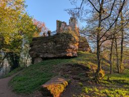 Châteaux de Saverne au soleil couchant
